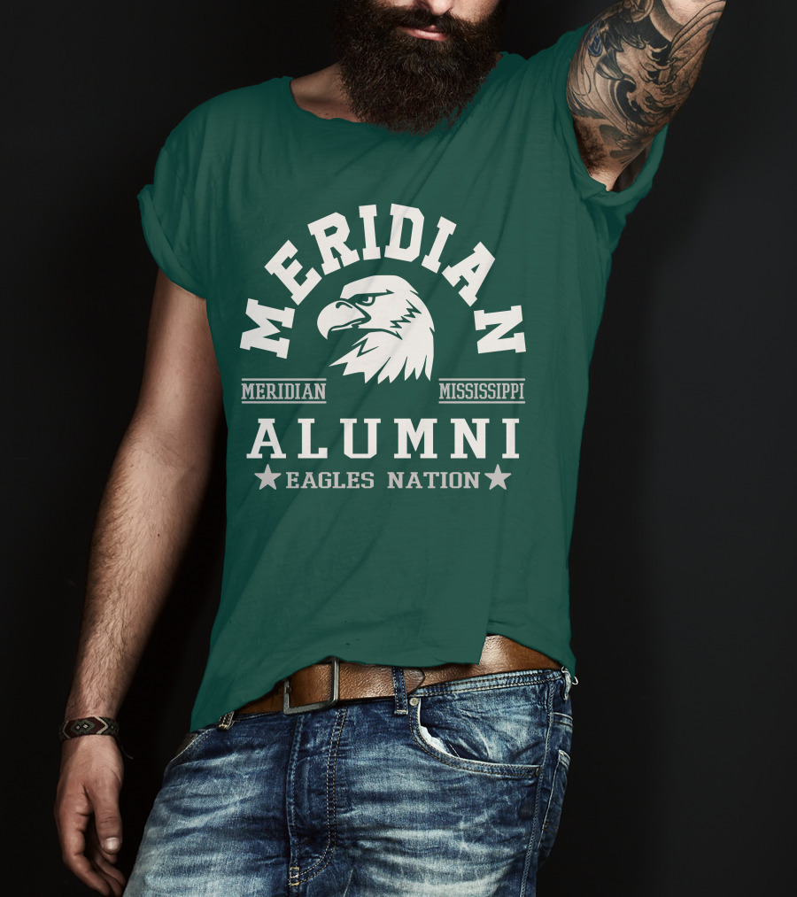 Meridian Mississippi Alumni Eagles Nation T-Shirt
