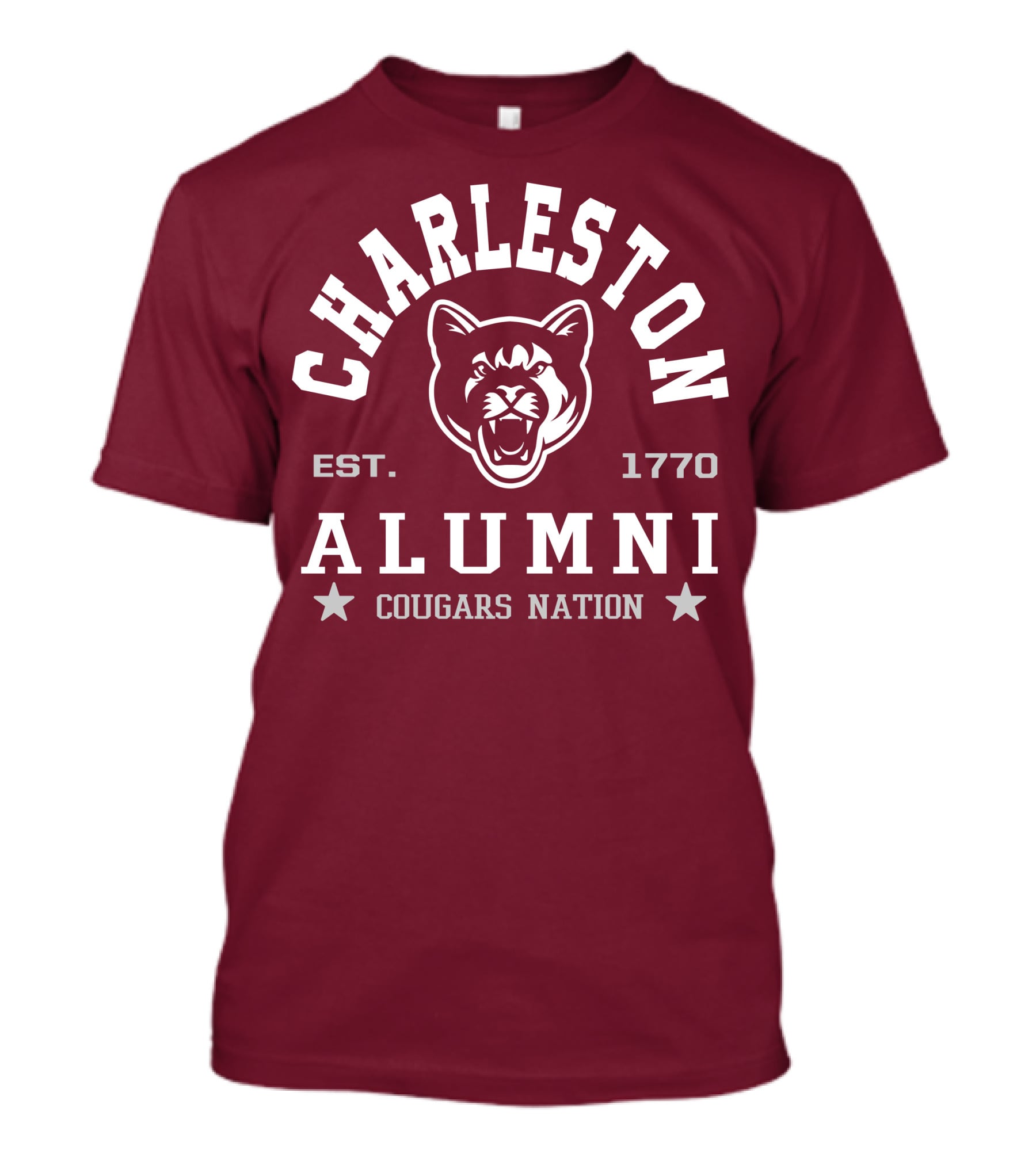 Charleston Alumni Cougars Nation Est. 1770 T-Shirt