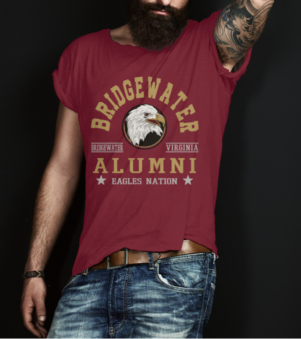 Bridgewater Virginia Alumni Eagles Nation T-Shirt