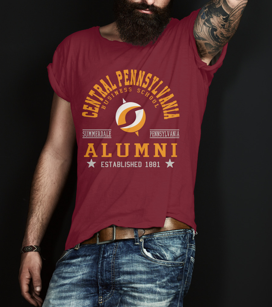 Central Pennsylvania Business School Alumni Summerdale Pennsylvania Established 1881 T-Shirt