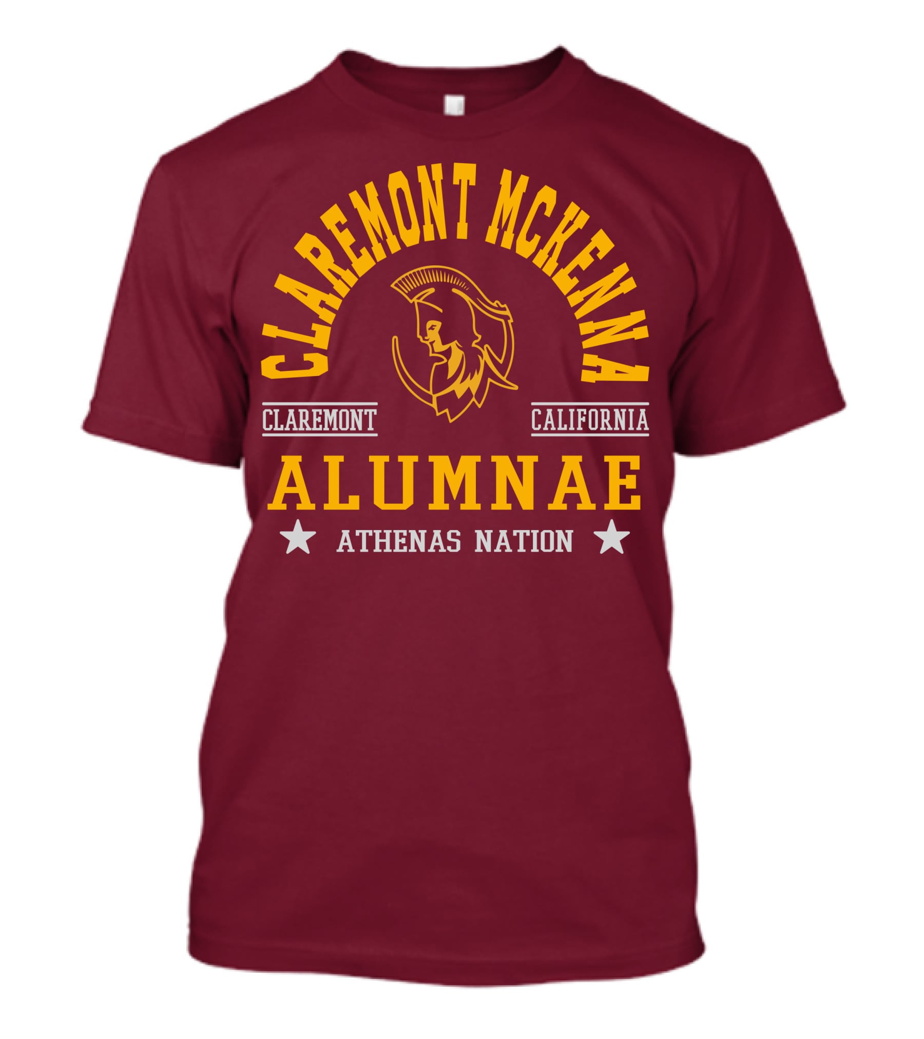 Claremont McKenna Alumnae Athenas Nation California T-Shirt