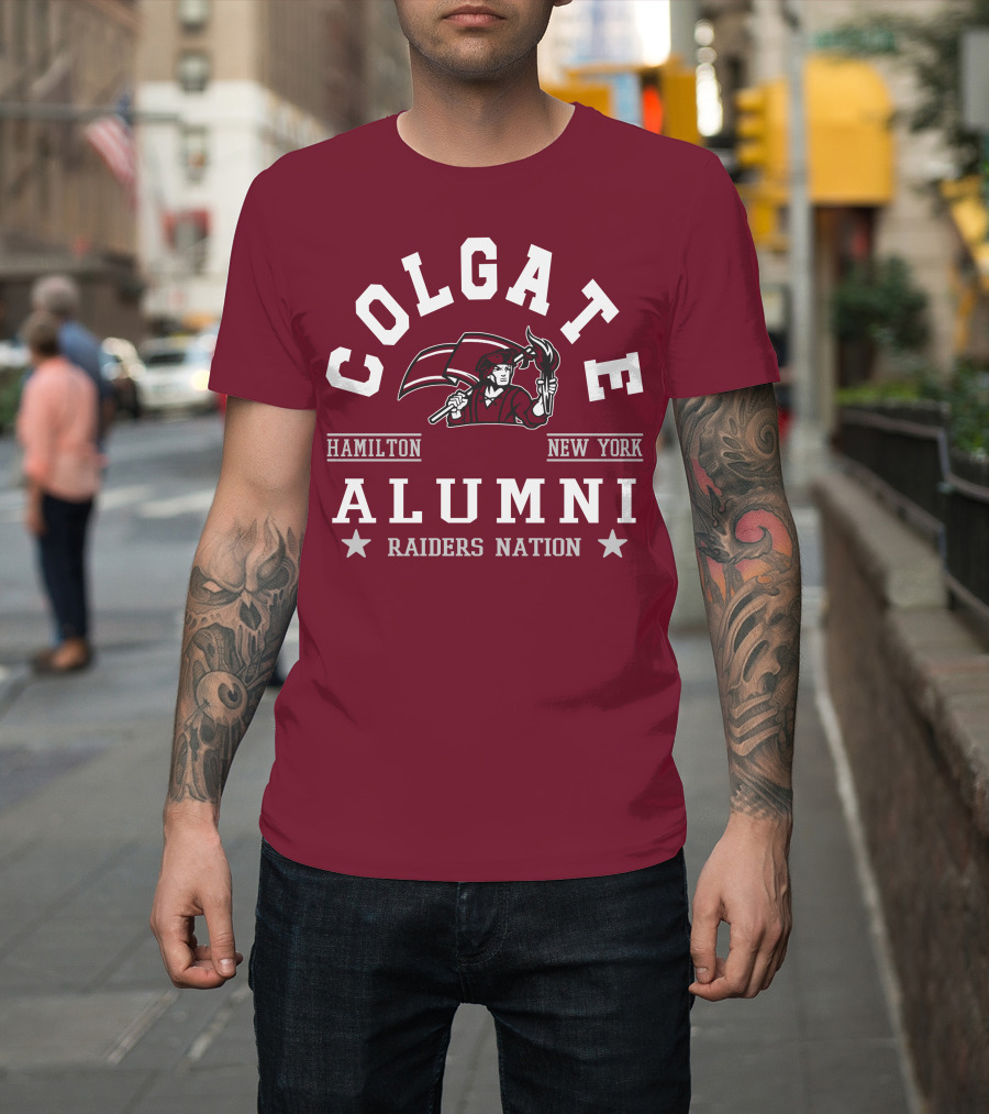 Colgate Alumni Raiders Nation Hamilton New York T-Shirt