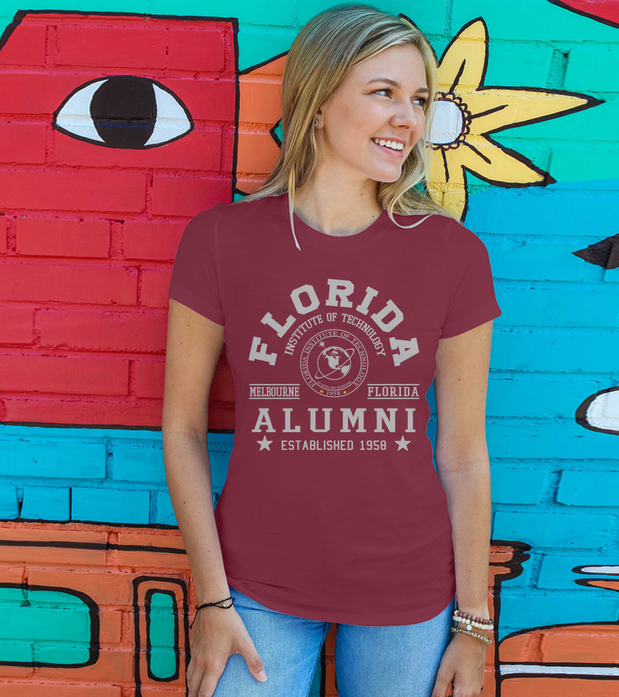 Florida Institute Of Technology Alumni Established 1958 Melbourne Florida T-Shirt
