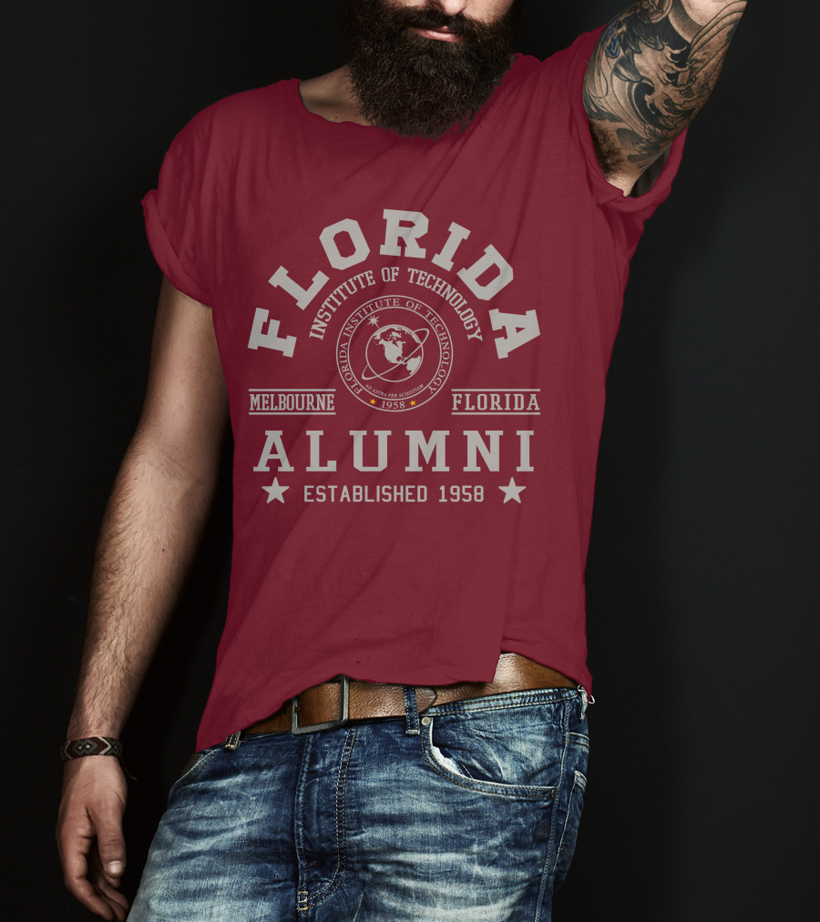 Florida Institute Of Technology Alumni Established 1958 Melbourne Florida T-Shirt
