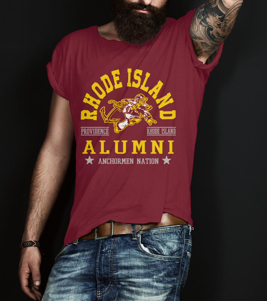 Rhode Island Alumni Providence Anchormen Nation T-Shirt