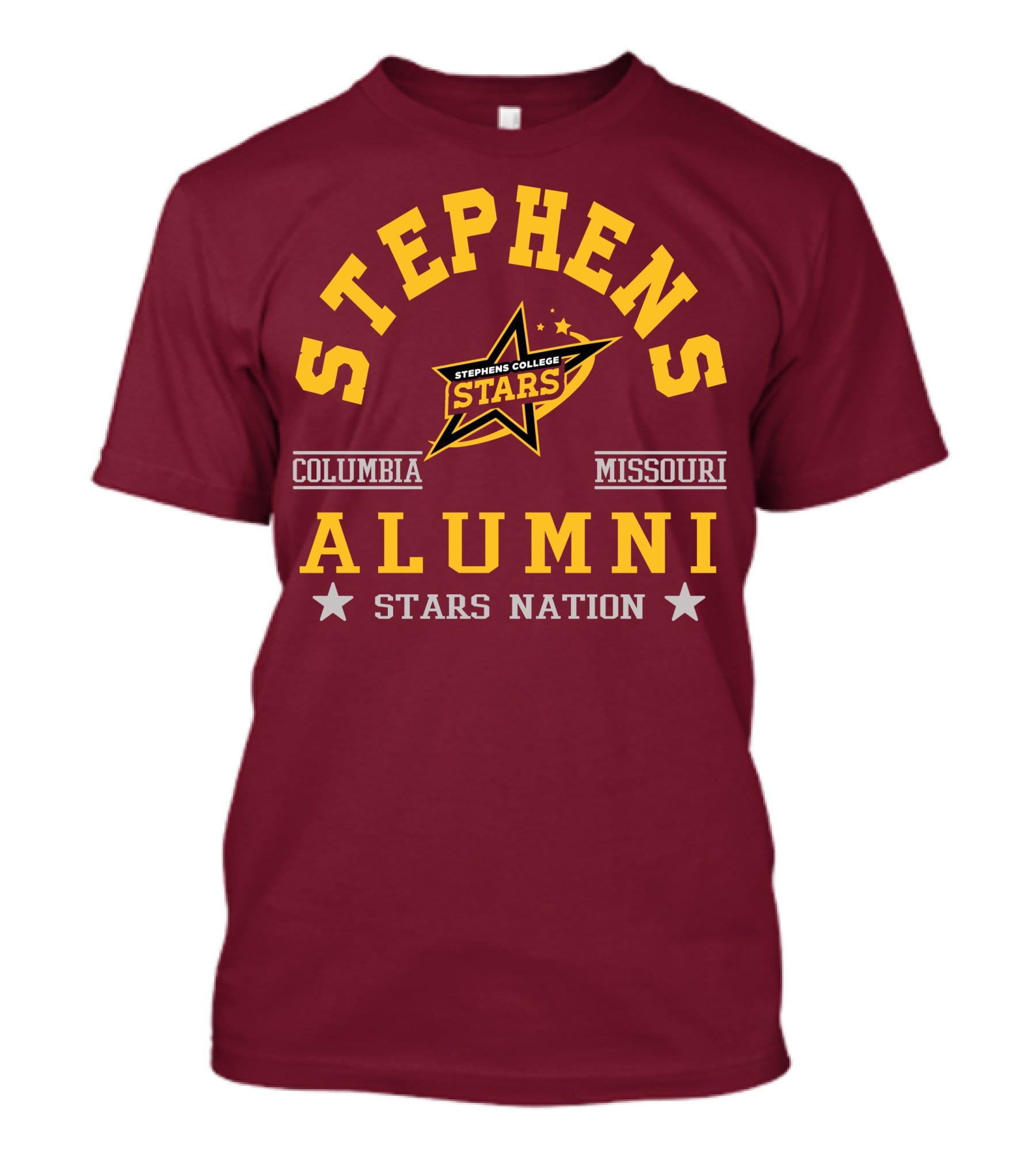 Stephens College Stars Alumni Columbia Missouri Stars Nation T-Shirt