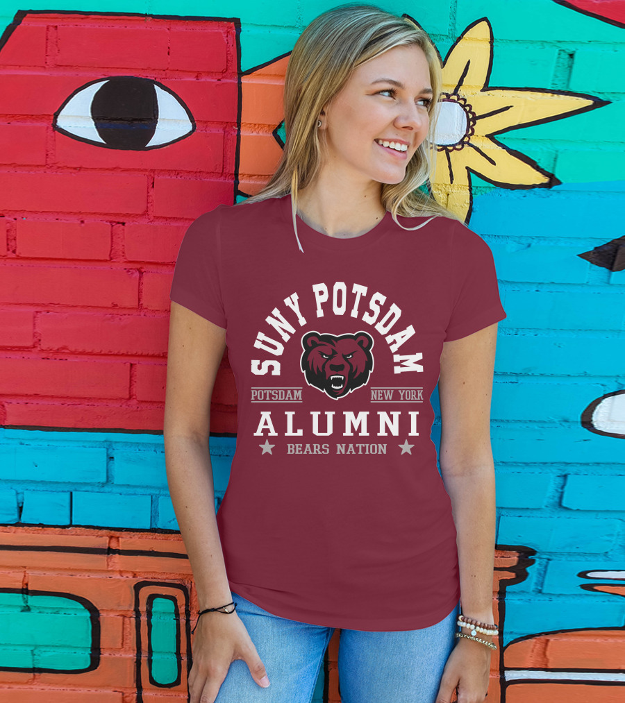 SUNY Potsdam Alumni Bears Nation New York T-Shirt