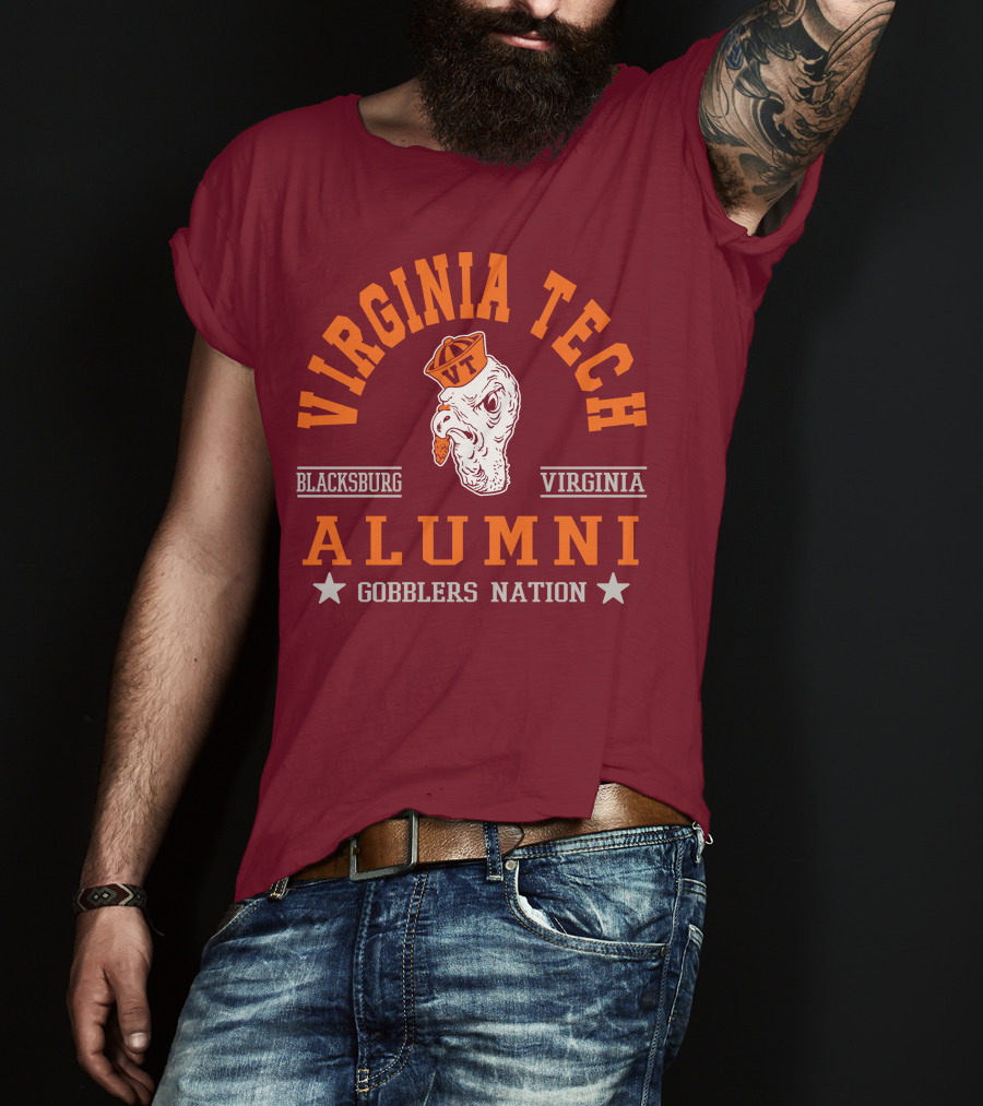 Virginia Tech Alumni Gobblers Nation Blacksburg Virginia T-Shirt