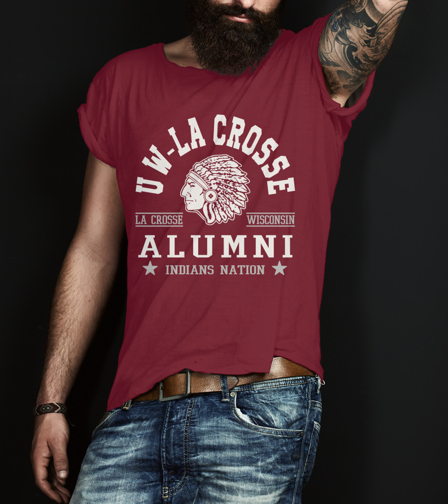 UW-La Crosse Wisconsin Alumni Indians Nation T-Shirt