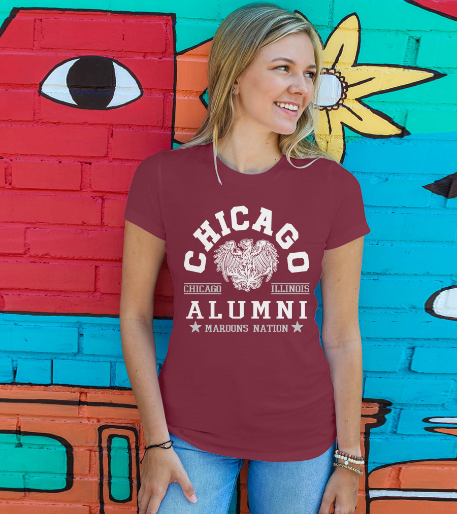 Chicago Illinois Alumni Maroons Nation T-Shirt