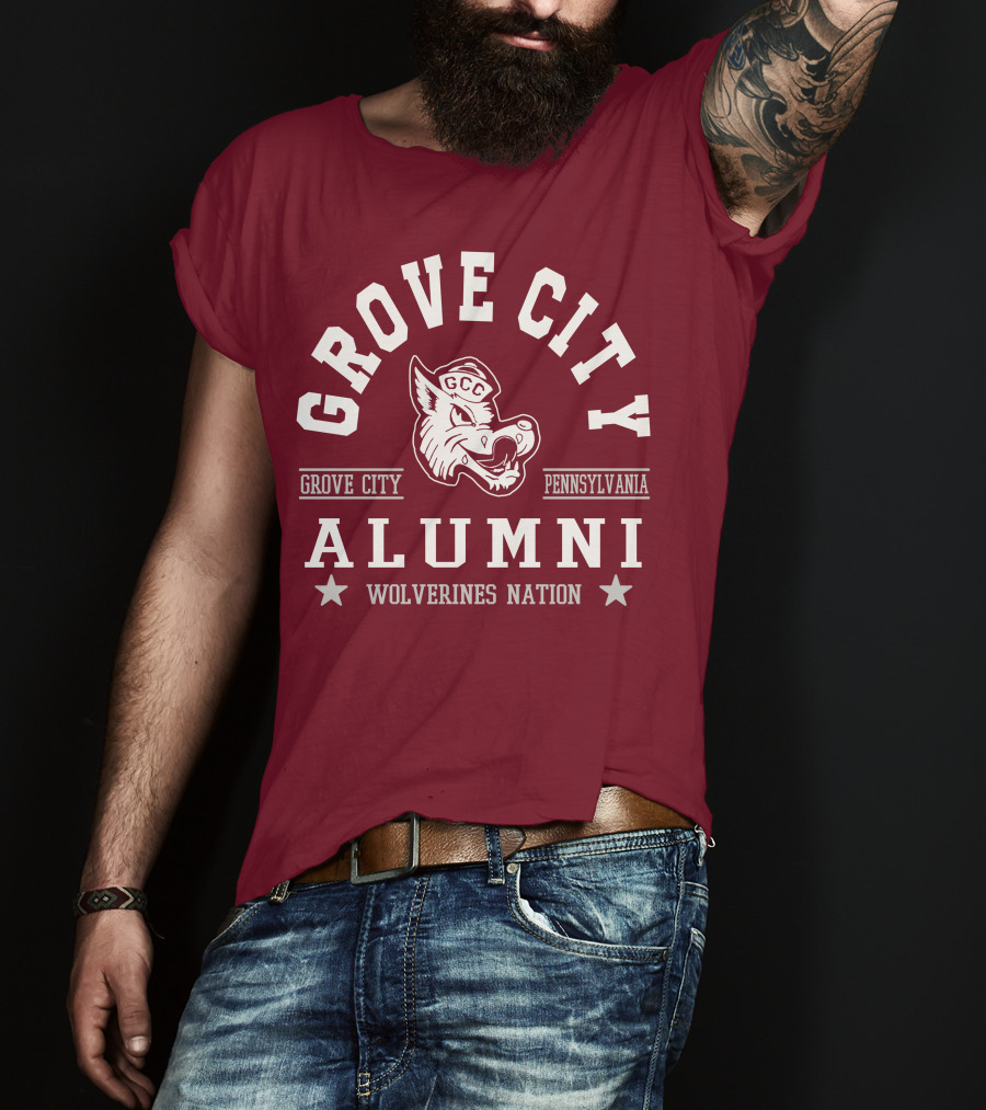 Grove City College Alumni Wolverines Nation Pennsylvania T-Shirt
