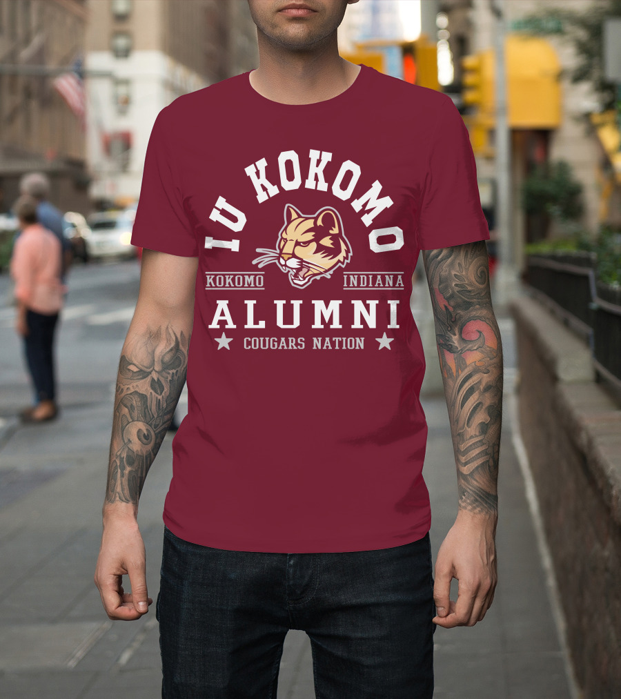IU Kokomo Alumni Cougars Nation Kokomo Indiana T-Shirt