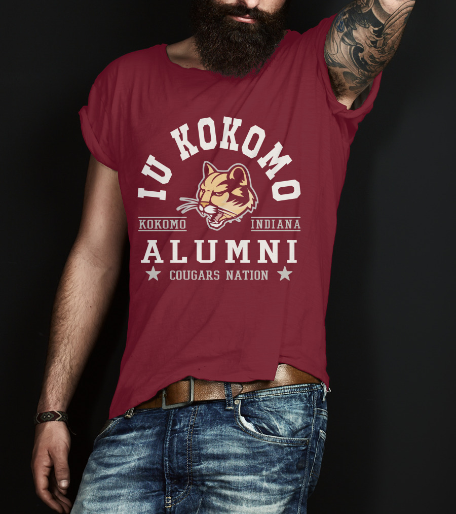 IU Kokomo Alumni Cougars Nation Kokomo Indiana T-Shirt