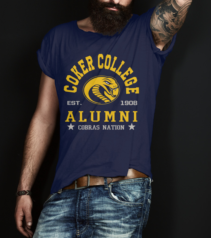 Coker College Alumni Cobras Nation Est. 1908 T-Shirt
