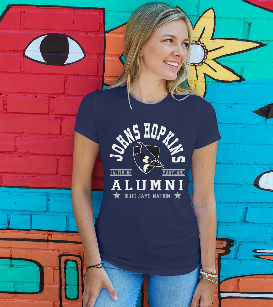 Johns Hopkins Alumni Blue Jays Nation Baltimore Maryland T-Shirt