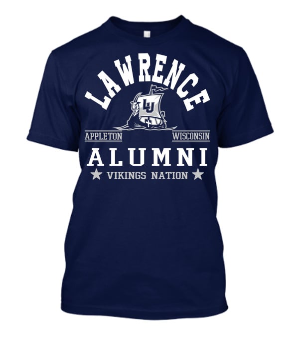 Lawrence Alumni Vikings Nation Appleton Wisconsin T-Shirt