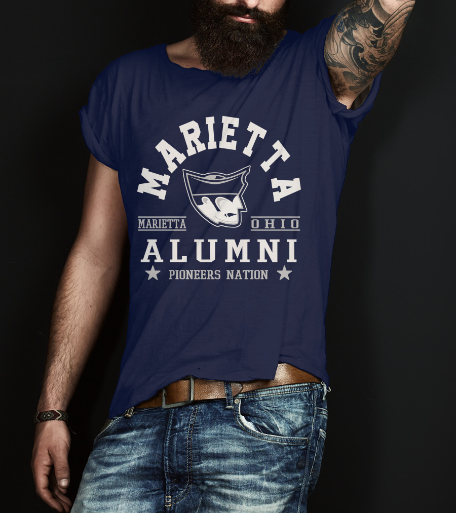 Marietta Ohio Alumni Pioneers Nation T-Shirt