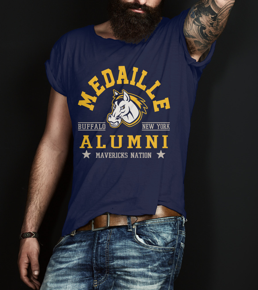 Medaille College Buffalo New York Alumni Mavericks Nation T-Shirt