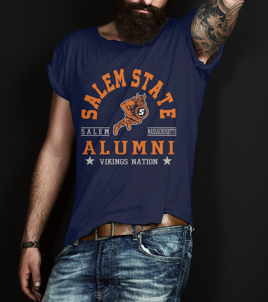 Salem State Massachusetts Alumni Vikings Nation T-Shirt