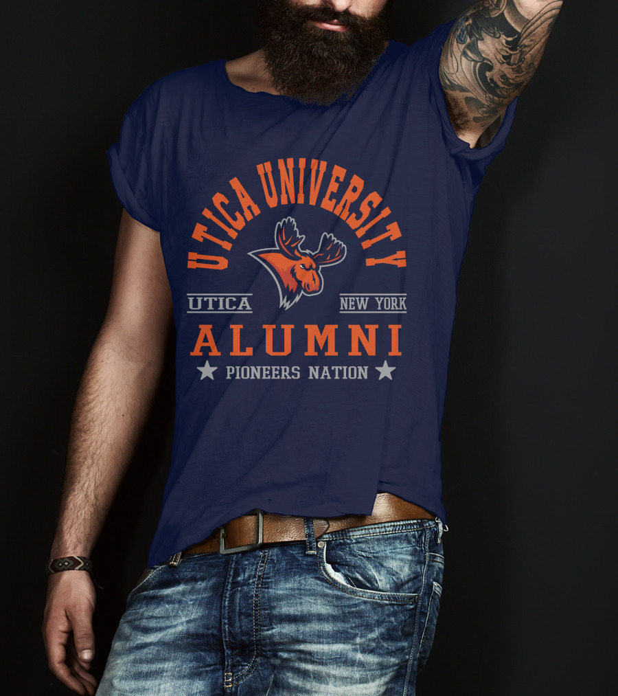 Utica University Alumni New York Pioneers Nation T-Shirt