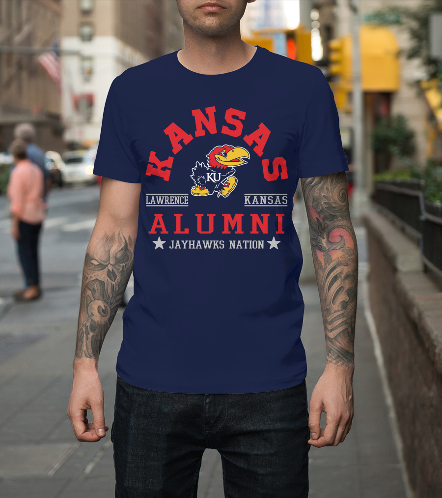 Kansas Alumni Jayhawks Nation Lawrence Kansas T-Shirt
