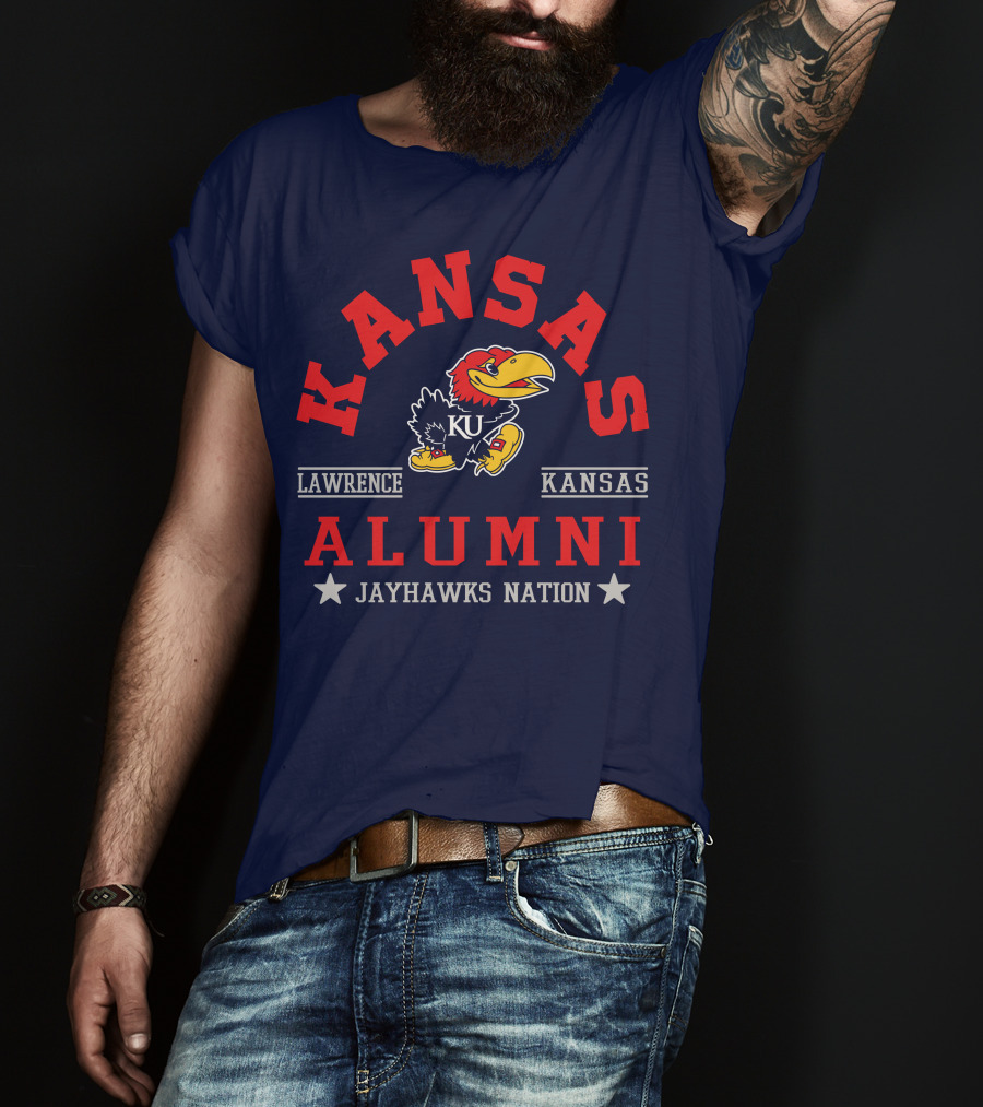 Kansas Alumni Jayhawks Nation Lawrence Kansas T-Shirt