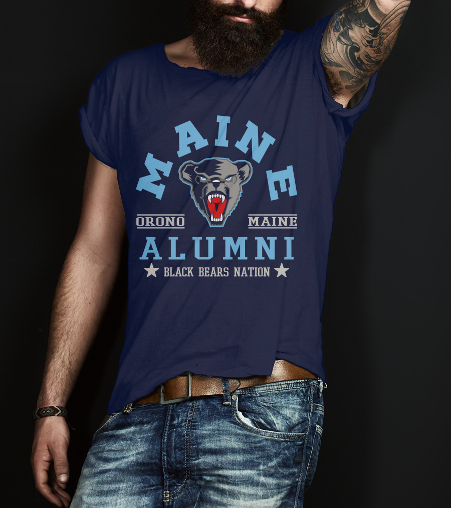 Maine Orono Alumni Black Bears Nation T-Shirt