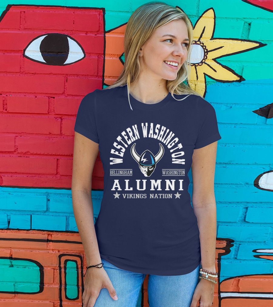 Western Washington Alumni Bellingham Vikings Nation T-Shirt
