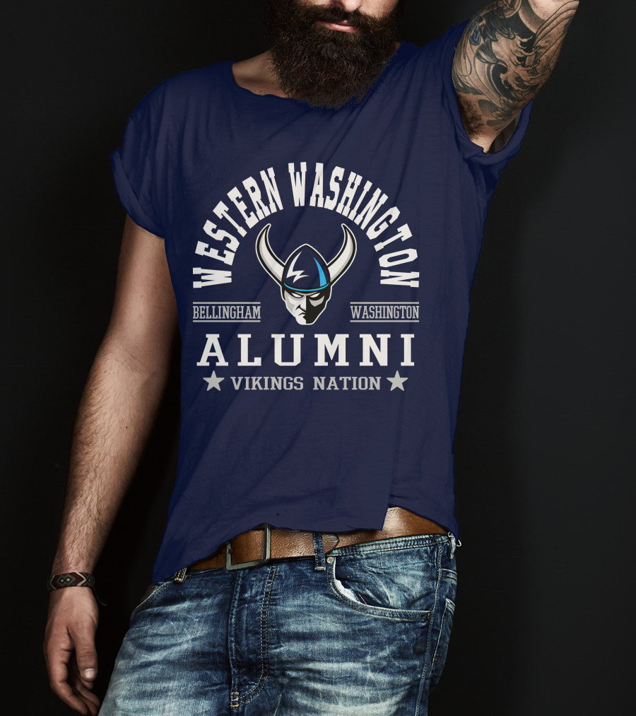 Western Washington Alumni Bellingham Vikings Nation T-Shirt