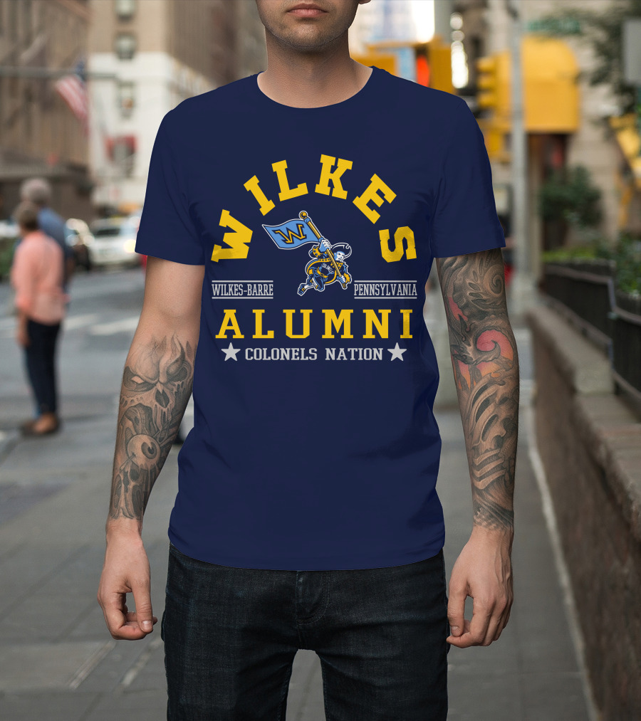 Wilkes Alumni Wilkes-Barre Pennsylvania Colonels Nation T-Shirt