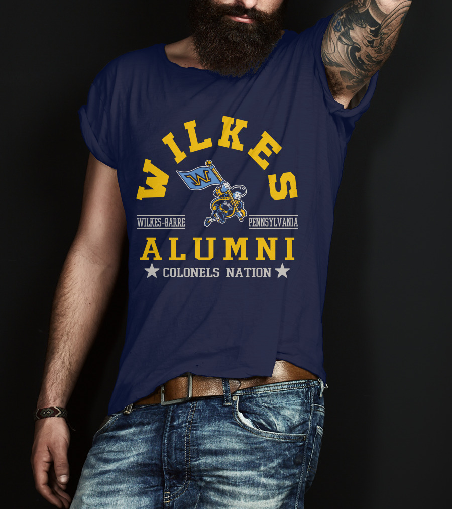 Wilkes Alumni Wilkes-Barre Pennsylvania Colonels Nation T-Shirt
