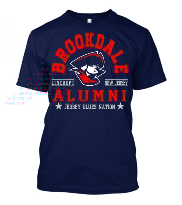 Brookdale Alumni Lincroft New Jersey Jersey Blues Nation T-Shirt