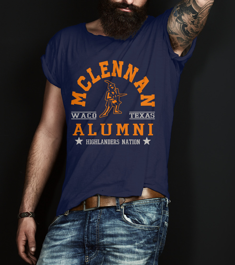 Mclennan Waco Texas Alumni Highlanders Nation T-Shirt