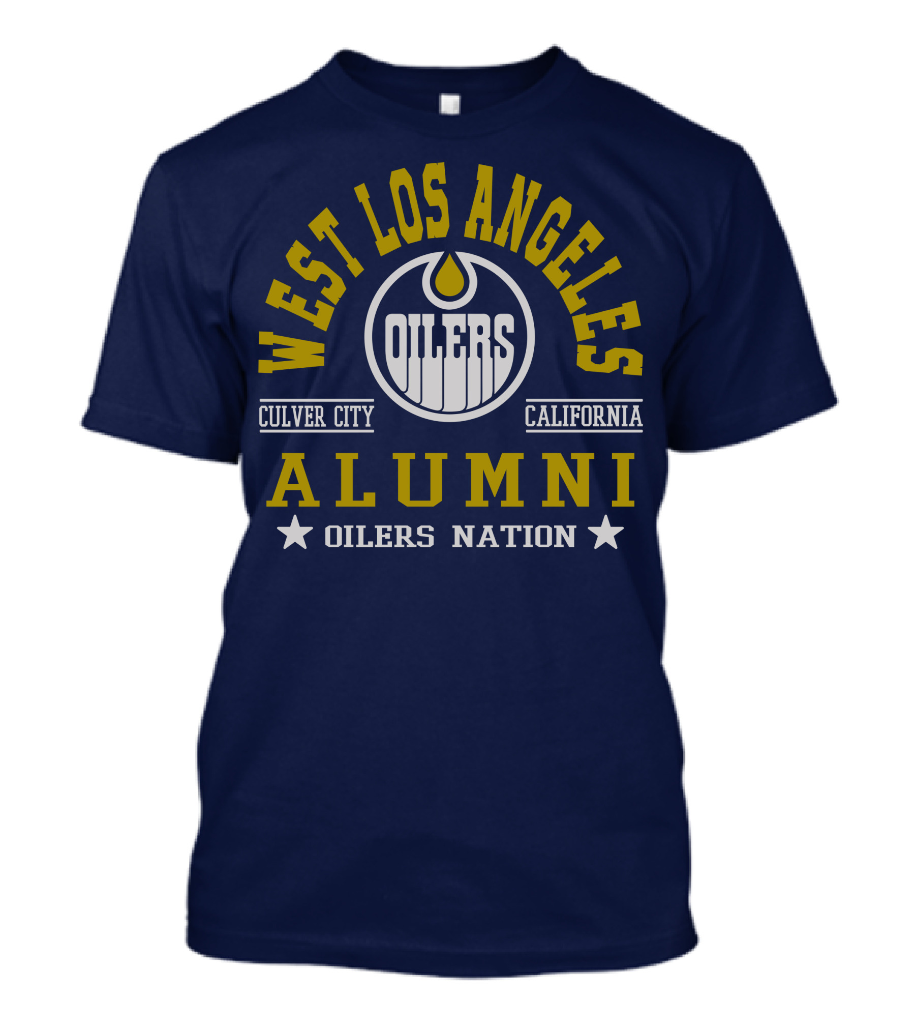 West Los Angeles Oilers Culver City California Alumni Oilers Nation T-Shirt