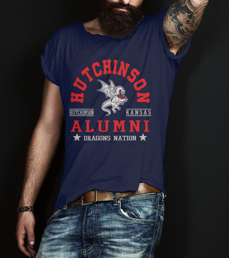 Hutchinson Kansas Alumni Dragons Nation T-Shirt