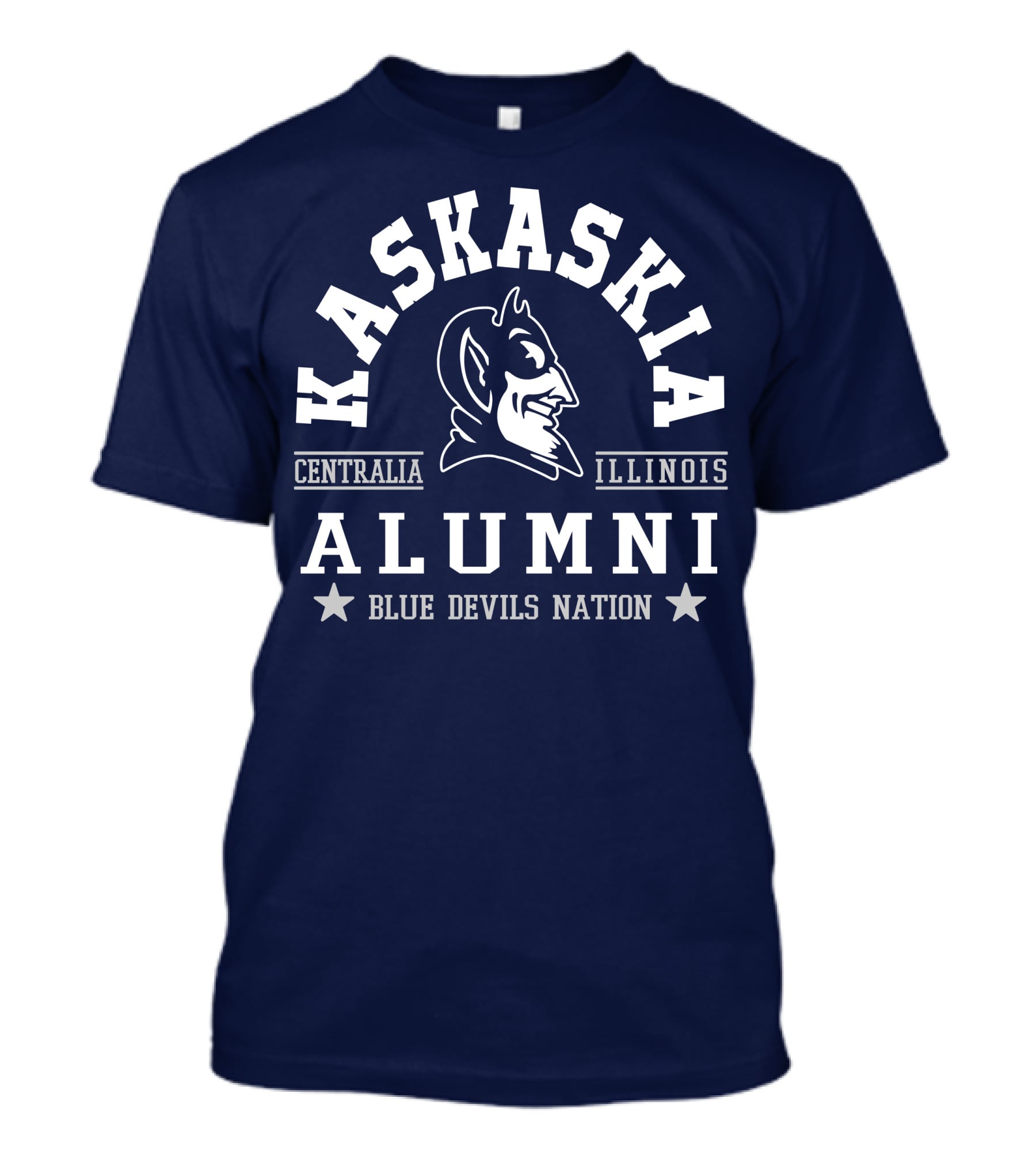 Kaskaskia College Alumni Centralia Illinois Blue Devils Nation T-Shirt