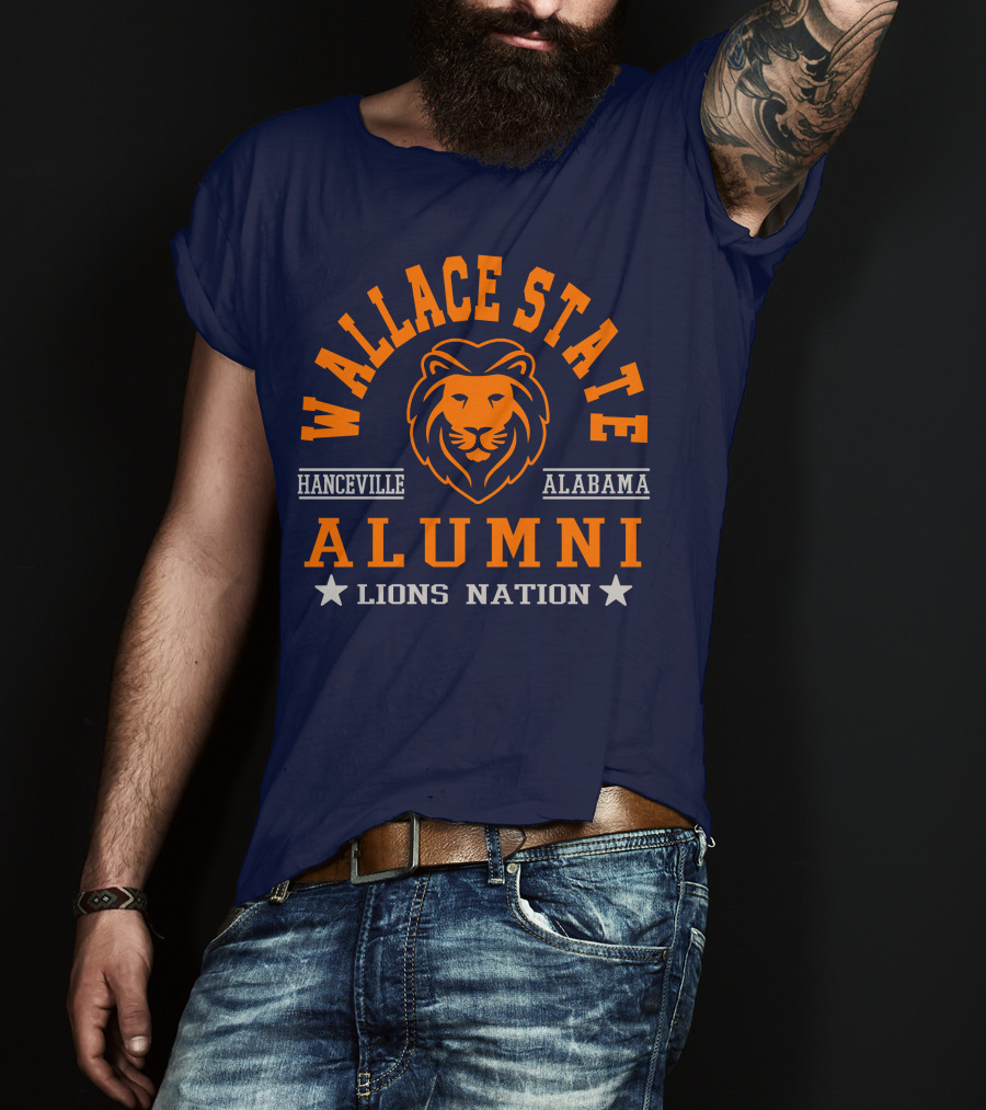 Wallace State Hanceville Alabama Alumni Lions Nation T-Shirt