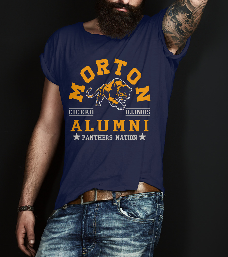 Morton College Alumni Cicero Illinois Panthers Nation T-Shirt