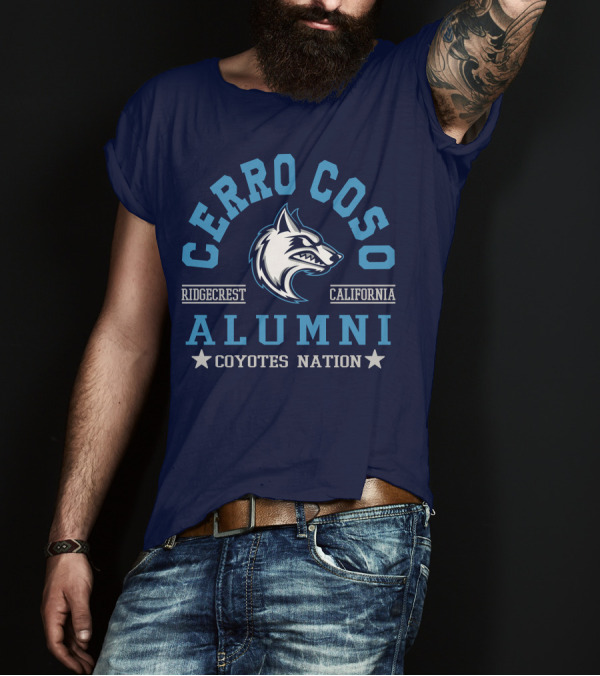 Cerro Coso Ridgecrest California Alumni Coyotes Nation T-Shirt
