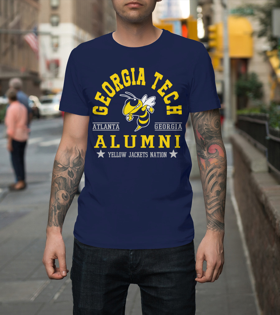 Georgia Tech Alumni Yellow Jackets Nation Atlanta Georgia T-Shirt