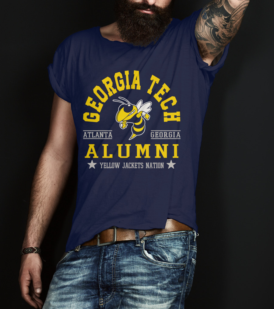 Georgia Tech Alumni Yellow Jackets Nation Atlanta Georgia T-Shirt
