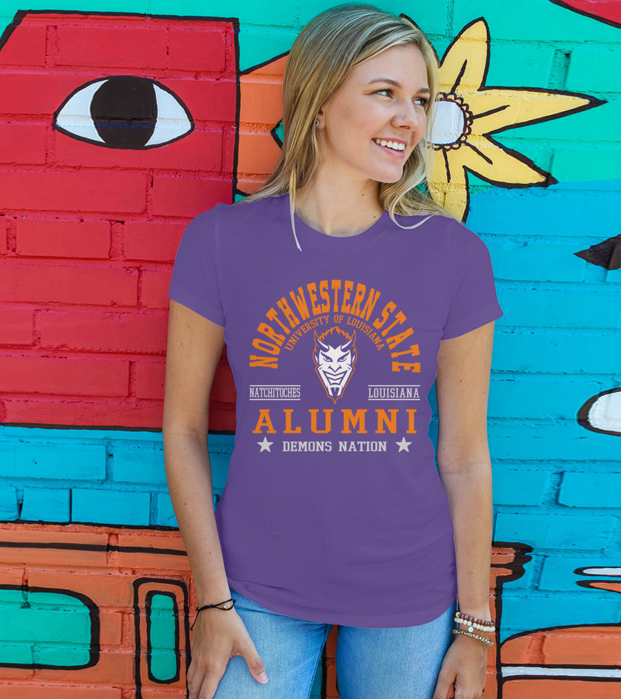 Northwestern State University Of Louisiana Alumni Demons Nation Natchitoches T-Shirt