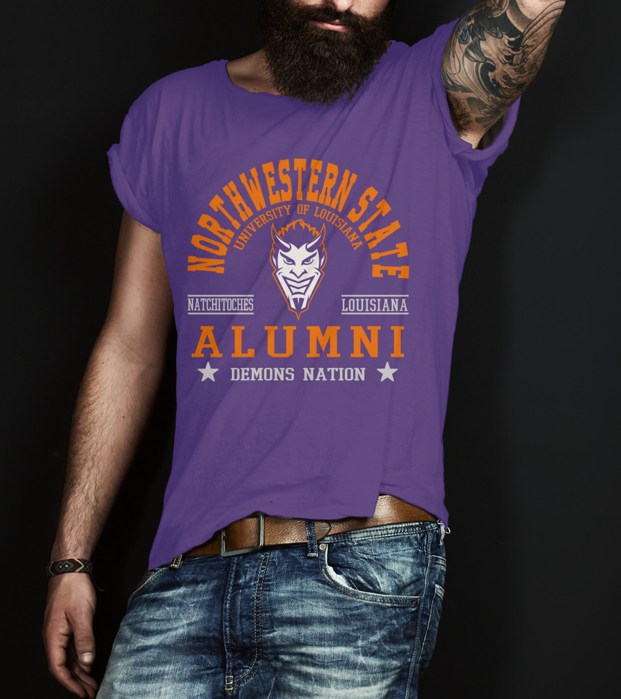 Northwestern State University Of Louisiana Alumni Demons Nation Natchitoches T-Shirt