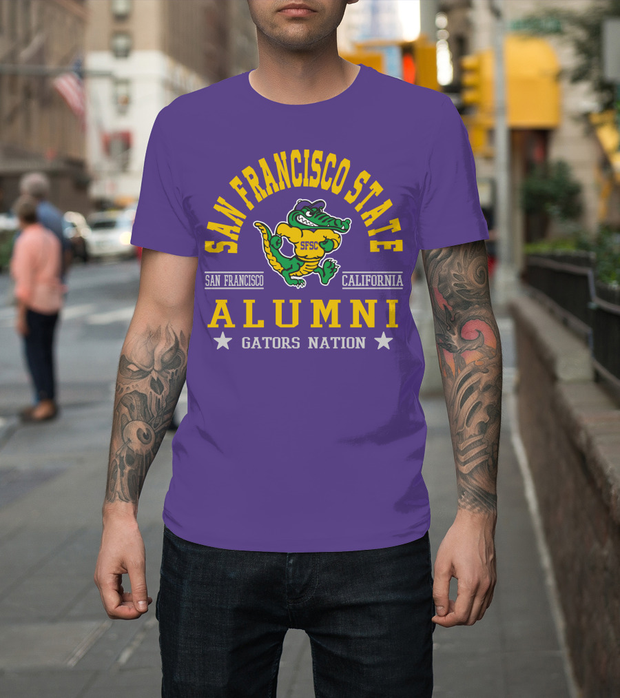 San Francisco State Alumni Gators Nation SFSC California T-Shirt