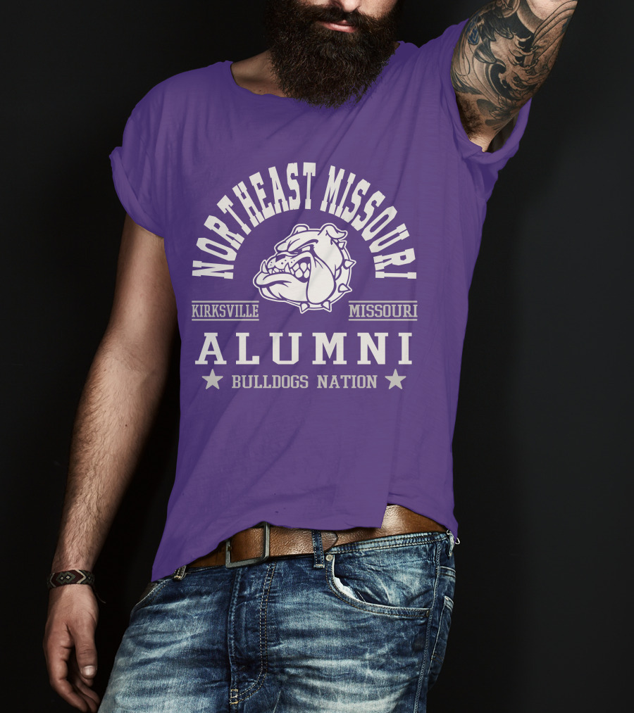 Northeast Missouri Kirksville Alumni Bulldogs Nation T-Shirt