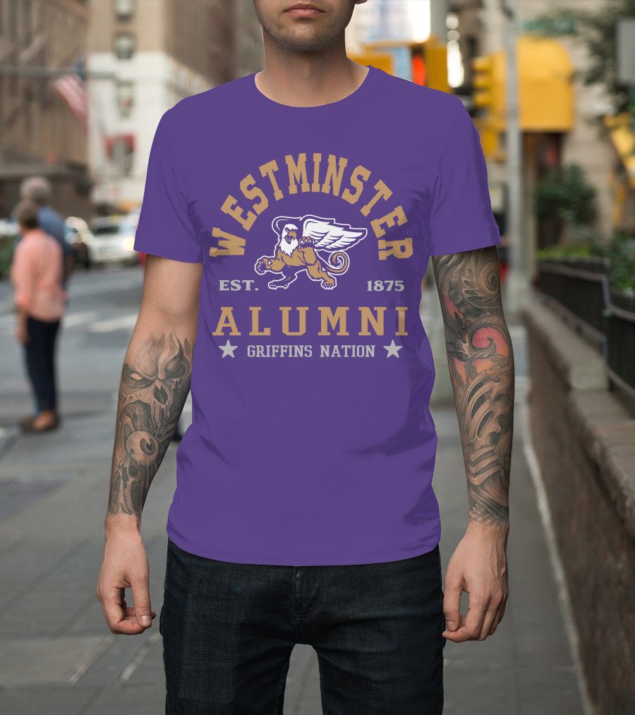 Westminster College Alumni Griffins Nation Est. 1875 T-Shirt