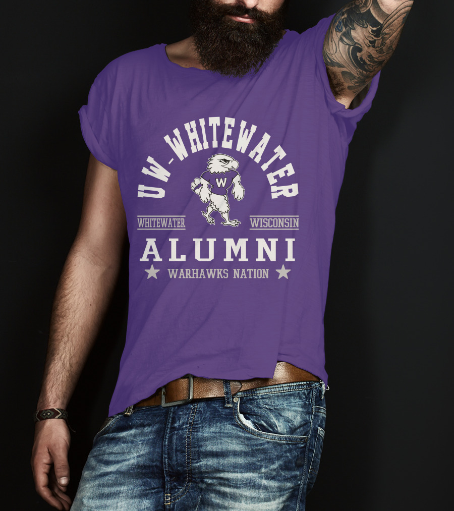 UW-Whitewater Wisconsin Alumni Warhawks Nation T-Shirt