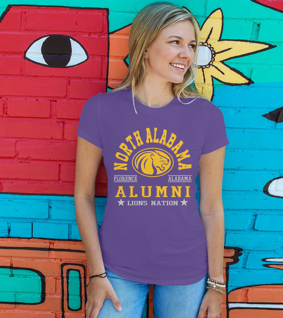 North Alabama Alumni Lions Nation Florence Alabama T-Shirt