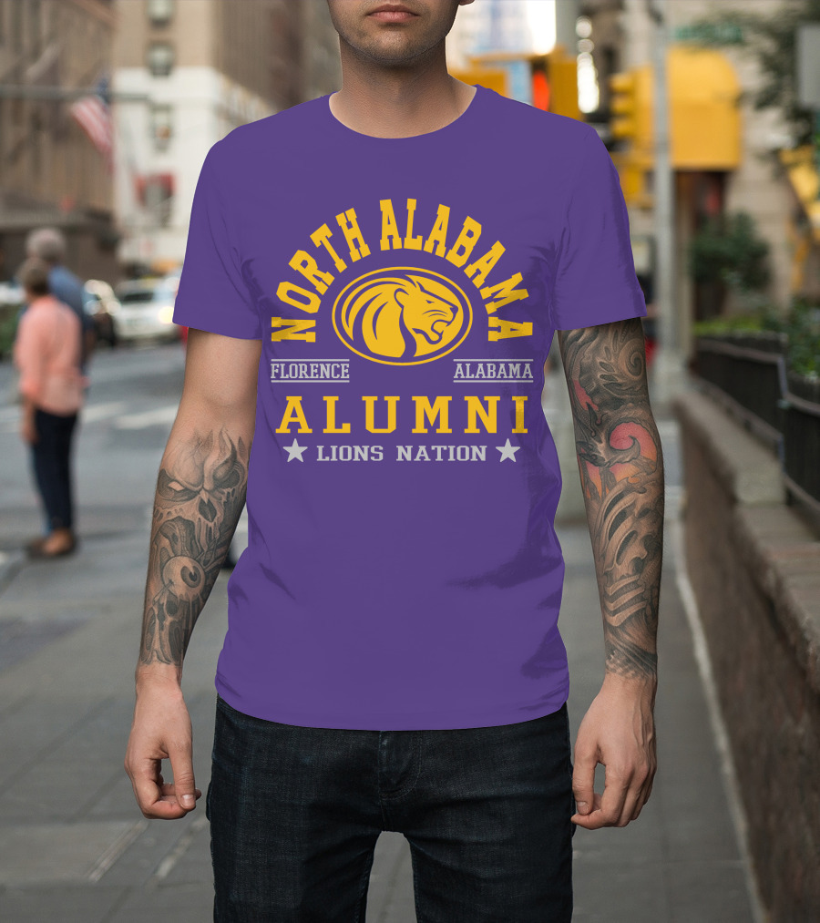 North Alabama Alumni Lions Nation Florence Alabama T-Shirt