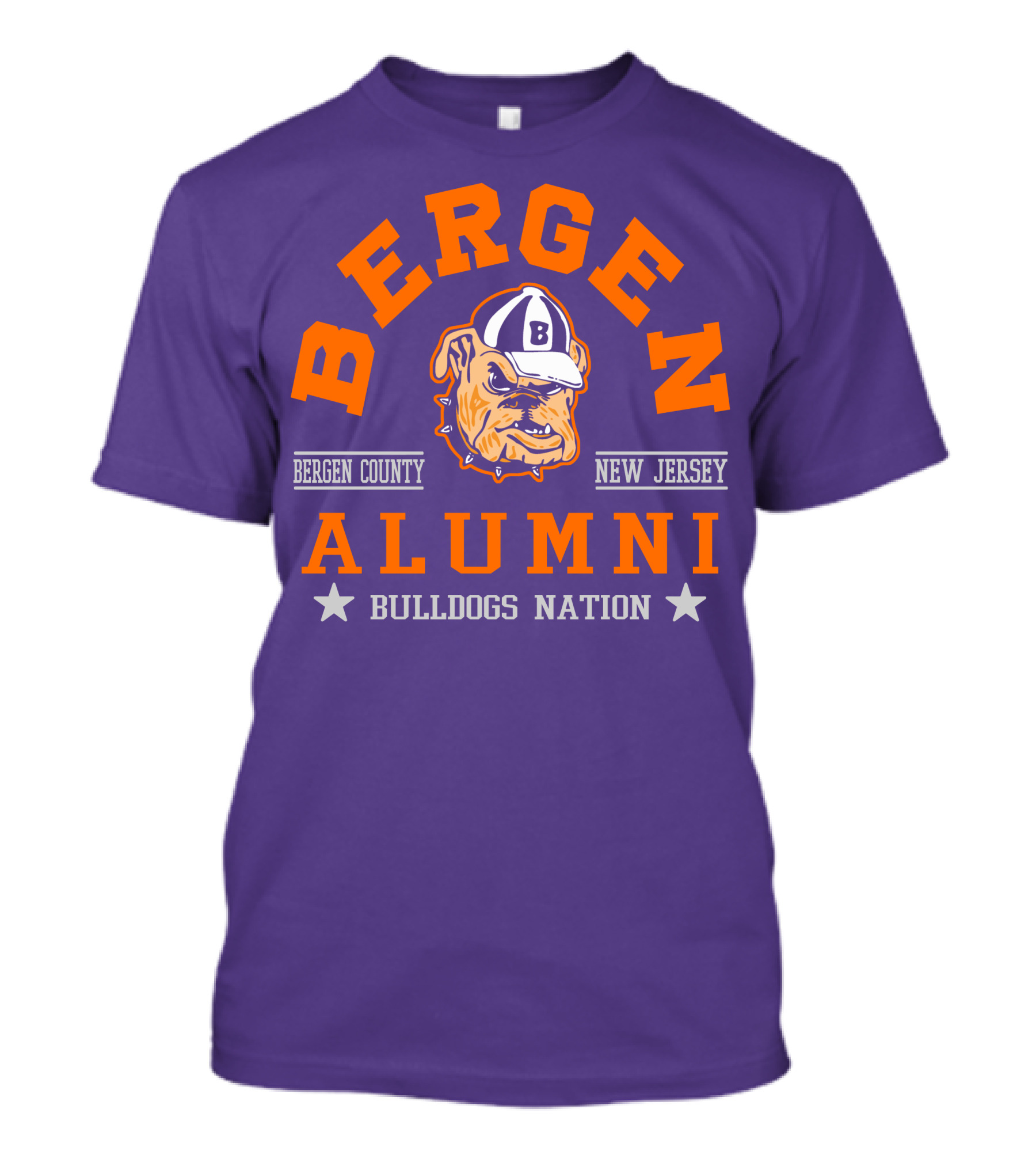 Bergen Alumni Bergen County New Jersey Bulldogs Nation T-Shirt